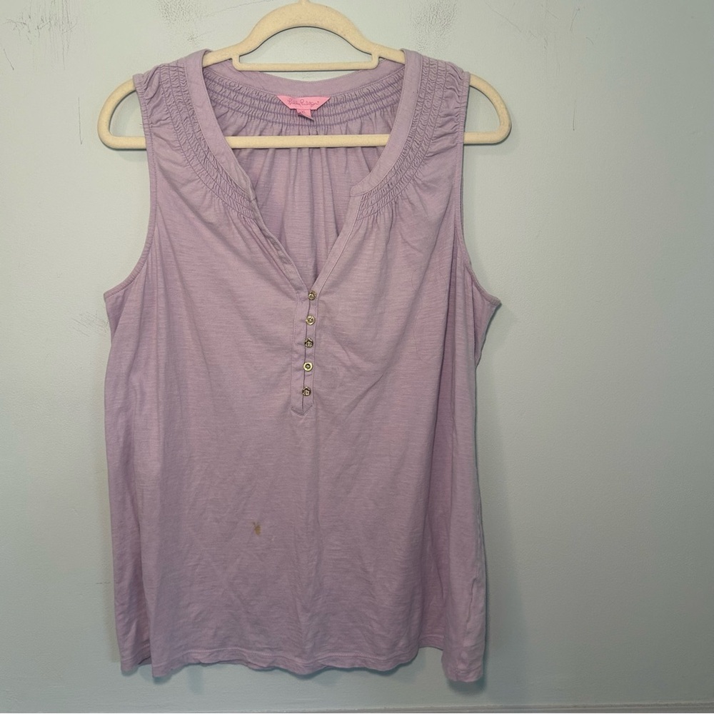 Lilly Pulitzer Light Lilac Verbena Essie Top Size XL
